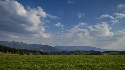 Time Lapse Black Forest Nature Landscape Mountains Schwarzwald 4K Stock Footage 176837207