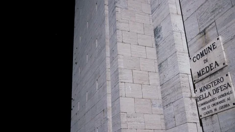 Time Lapse Blu Sky And Stars, Ara Pacis Mundi (Medea, It) Stock Footage 117347509
