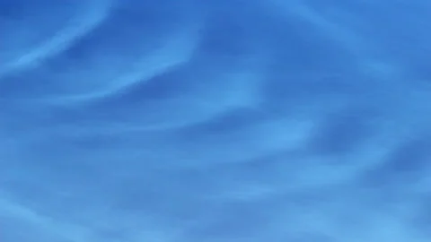 Time lapse of blue silvery clouds or noctilucent clouds or night shining clouds. Stock Footage 158861797