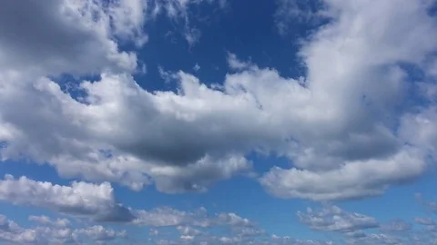 Time-lapse blue sky and clouds Stock Footage 78531917