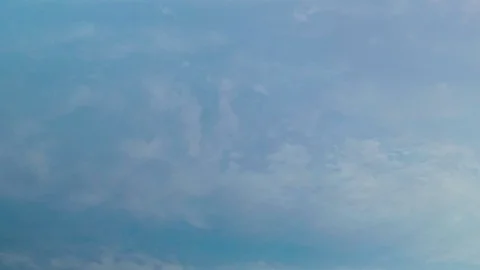 Time lapse of blue sky and white clouds moving around. Stock Footage 107093176