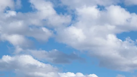 Time lapse - Blue sky and clouds movement Stock Footage 130361492