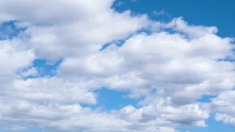 Time lapse - Blue sky and clouds movement Stock Footage 130361509