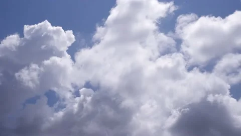 Time-lapse of blue sky and clouds. Sky with clouds weather nature clouds Stockbeeldmateriaal 130839548