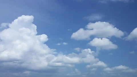 Time Lapse Blue Sky and Clouds. Stock Footage 135820861