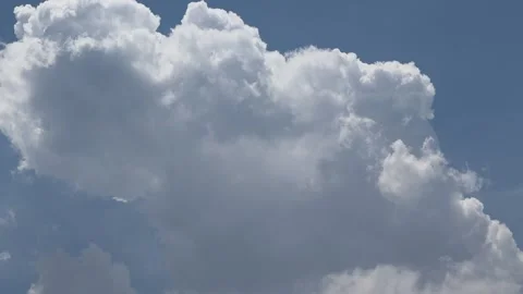 Time lapse, blue sky and white cloud background Stock Footage 139556078