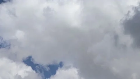Time lapse, blue sky and white cloud background 스톡 동영상 140369928