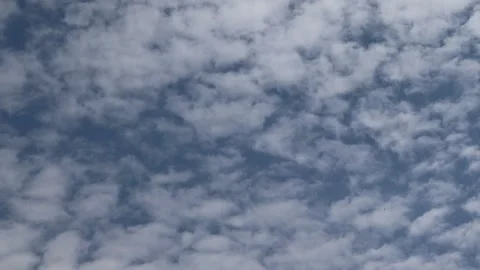 Time lapse, blue sky and white cloud background Stock Footage 140370384