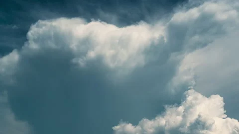 Time lapse of blue sky and white clouds Stock Footage 228716460