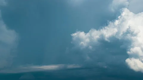 Time lapse of blue sky and white clouds Stock Footage 228716480