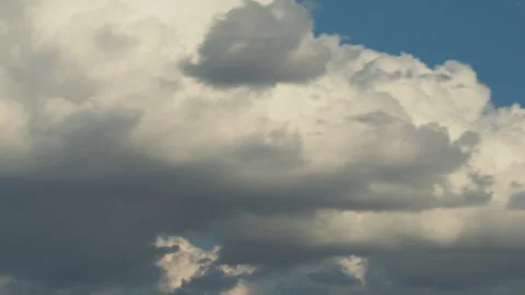 Time lapse of blue sky and white clouds Stock Footage 251344050