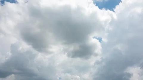 Time lapse of blue sky and white clouds. Stock Footage 309258745