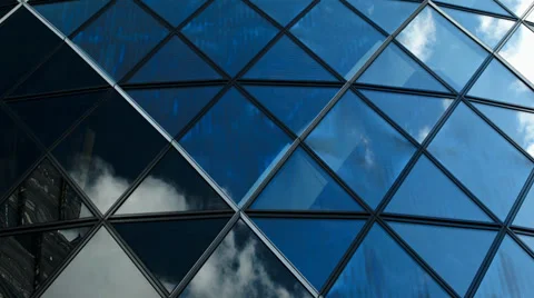 Time lapse: blue sky architecture Stock Footage 36640313