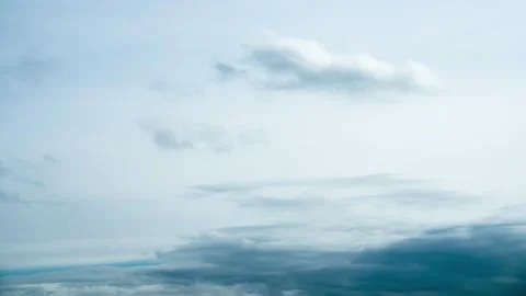 Time lapse blue sky. Beautiful sky and white clouds timeline Stock Footage 132438539