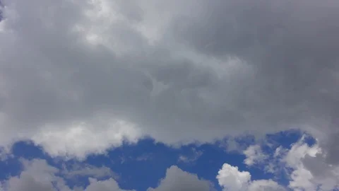 Time lapse: Blue sky, clean weather Video stock 127642616