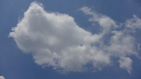 Time lapse: Blue sky, clean weather. Video stock 127642694