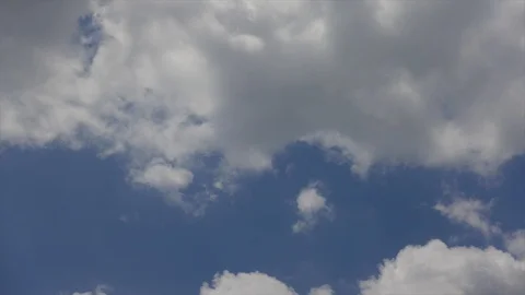 Time lapse: Blue sky, clean weather. Video stock 127642751