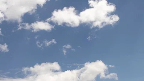 Time lapse, blue sky with clouds Stock Footage 107995237