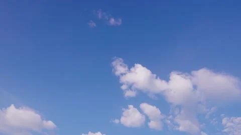 Time lapse blue sky with clouds Stock Footage 151028497