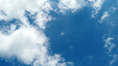 Time lapse blue sky with clouds Video stock 155750658