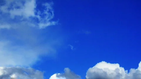 Time-lapse blue sky Stock Footage 581514