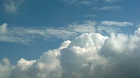 Time Lapse Blue Sky Stock Footage 30098455