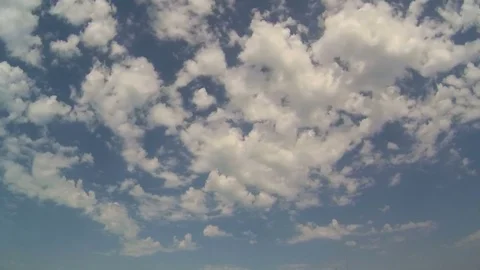 TIME-LAPSE: blue sky Stock Footage 76852518