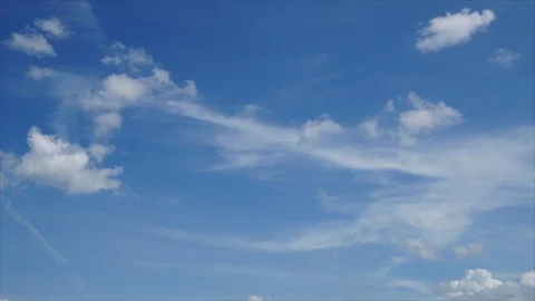 Time Lapse blue sky Stock Footage 91009305
