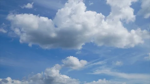 Time Lapse blue sky Stock Footage 91009524