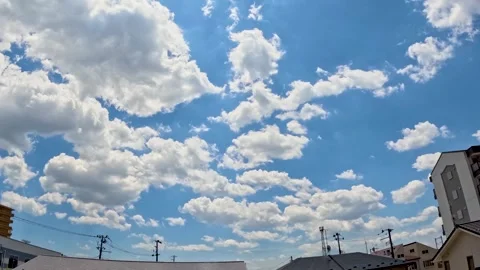 Time Lapse of Blue Sky Stock Footage 242978163