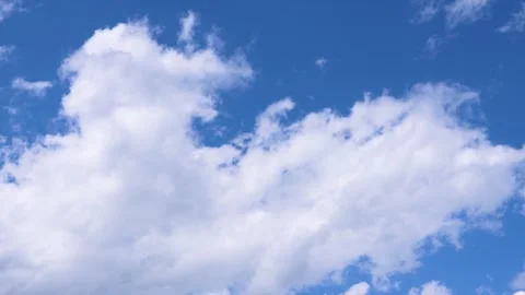 Time Lapse of Blue Sky Part 3 Stock Footage 242816686
