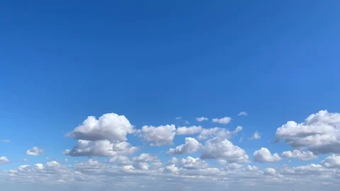 Time Lapse Blue Sky White Clouds Stock Footage 105155273