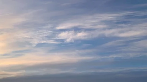 Time Lapse Blue Sky White Clouds Stock Footage 105155616