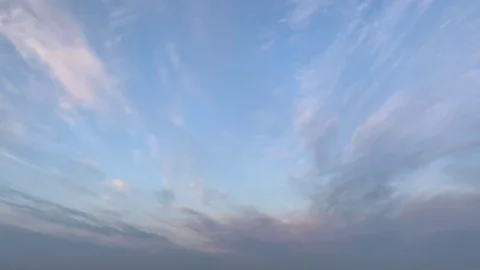 Time Lapse Blue Sky White Clouds Stock Footage 105155633
