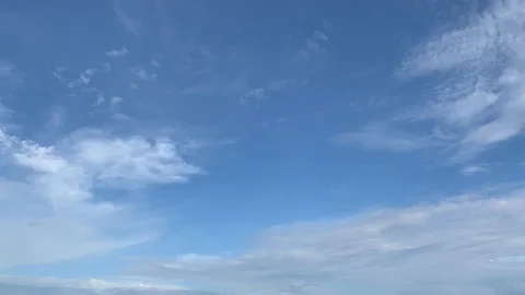 Time Lapse Blue Sky White Clouds Stock Footage 106178810