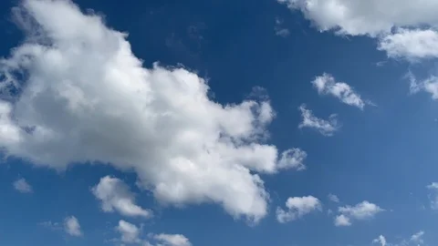 Time Lapse Blue Sky White Clouds Stock Footage 106179710