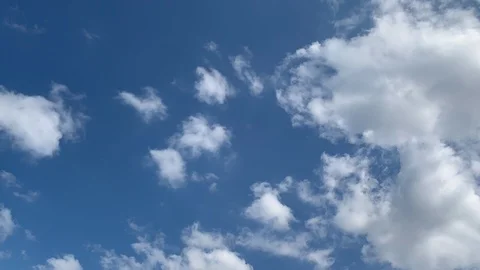 Time Lapse Blue Sky White Clouds Stock Footage 106179768