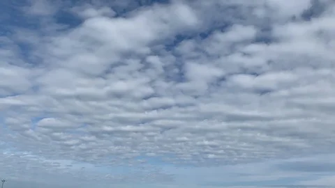 Time Lapse Blue Sky White Clouds Stock Footage 106180125