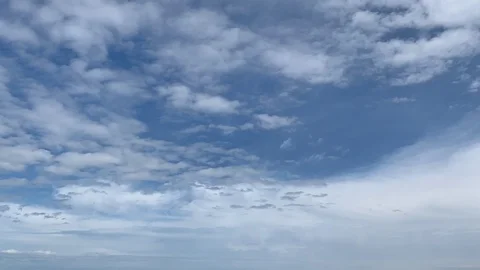 Time Lapse Blue Sky White Clouds Stock Footage 106180139