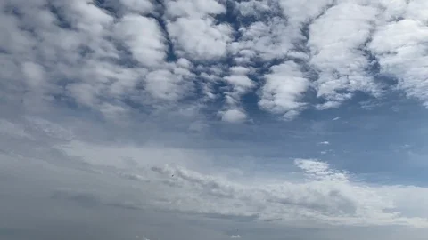 Time Lapse Blue Sky White Clouds Stock Footage 106180179