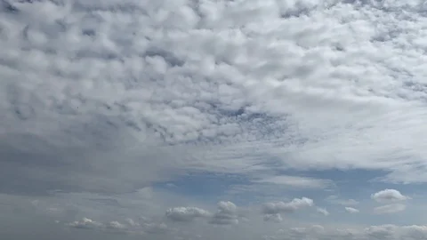 Time Lapse Blue Sky White Clouds Stock Footage 106180225