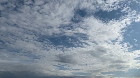 Time Lapse Blue Sky White Clouds Stock Footage 106180328