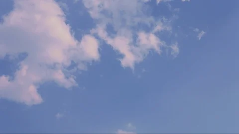 Time lapse blue sky with white cloud 库存影片 108591048