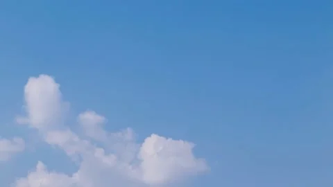 Time lapse blue sky white clouds Stock Footage 171412464