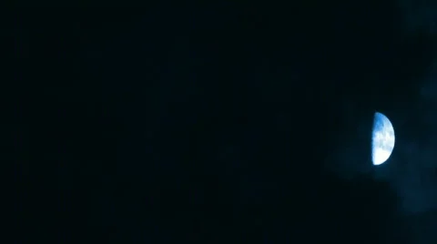 Time lapse Bluish moon 2 動画素材 456427