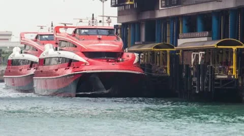 Time Lapse of Boat Leaving Dock Video stock 20465775