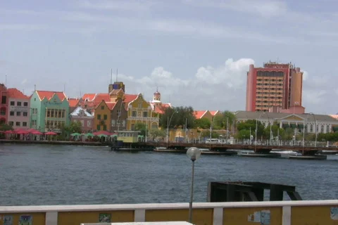 Time Lapse of boatbridge closing 2 NTSC Stock Footage 326811