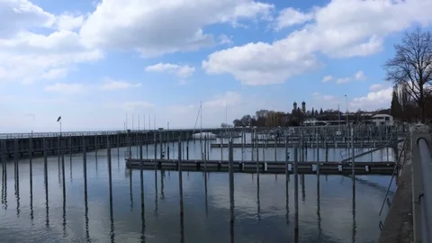 Time lapse of the bodensee Video stock 113468792