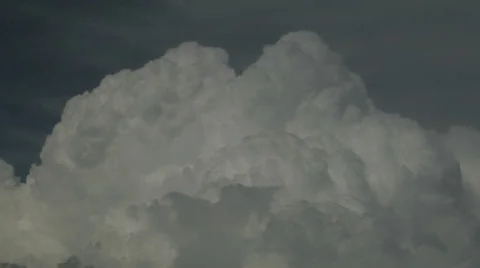 Time Lapse of Boiling Turbulent Thunderstorm Clouds 스톡 동영상 54717381