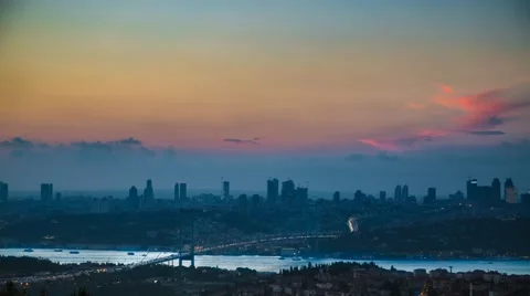 Time lapse Bosphorus bridge Istanbul, Turkey 動画素材 47926085